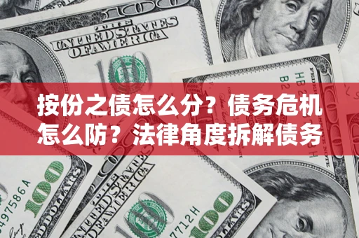 武汉按份之债怎么分？债务危机怎么防？法律角度拆解债务分配与风险自保指南