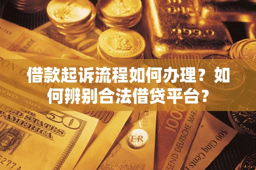 武汉借款起诉流程如何办理？如何辨别合法借贷平台？