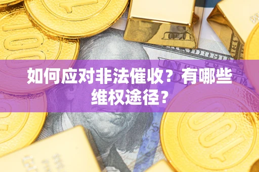 武汉如何应对非法催收？有哪些维权途径？