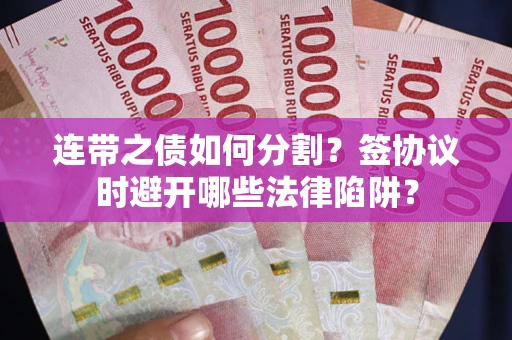 武汉连带之债如何分割？签协议时避开哪些法律陷阱？