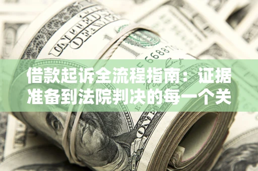 武汉借款起诉全流程指南：证据准备到法院判决的每一个关键步骤