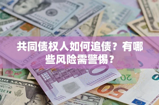 武汉共同债权人如何追债？有哪些风险需警惕？