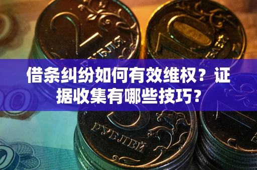 武汉借条纠纷如何有效维权？证据收集有哪些技巧？
