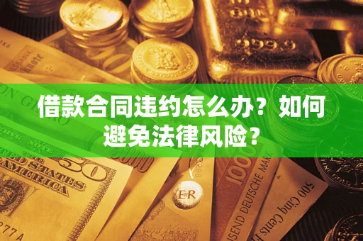 武汉借款合同违约怎么办？如何避免法律风险？