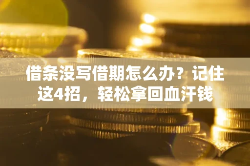 武汉借条没写借期怎么办？记住这4招，轻松拿回血汗钱