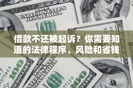 武汉借款不还被起诉？你需要知道的法律程序、风险和省钱技巧