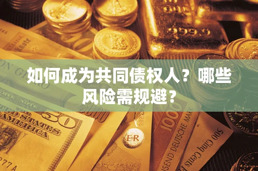武汉如何成为共同债权人？哪些风险需规避？