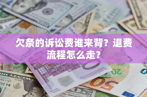 武汉欠条的诉讼费谁来背？退费流程怎么走？
